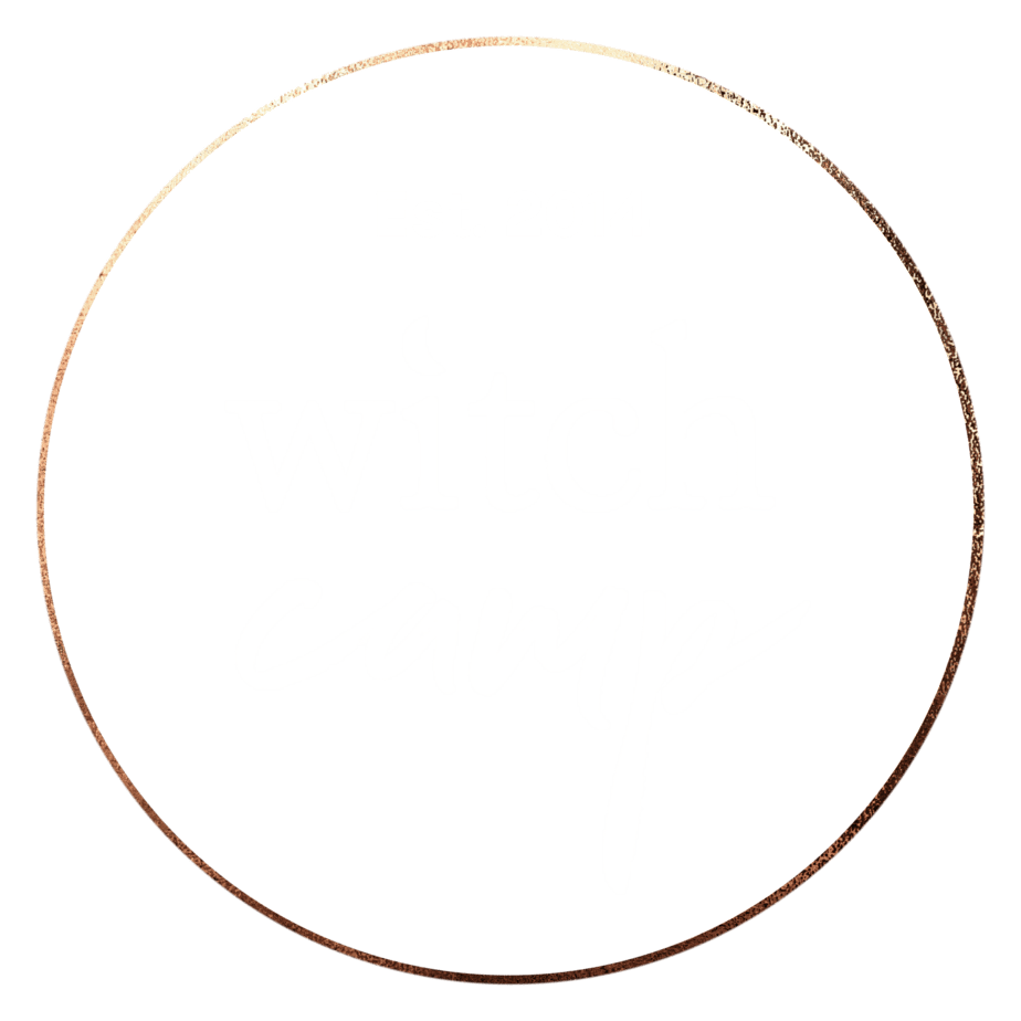 Est. 2014 Witch Camp in bronze circle